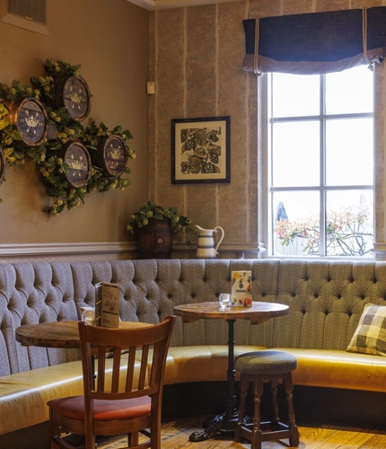 interior seating area