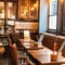 interior restaurant and seating area