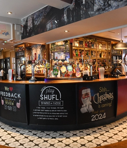 interior bar area