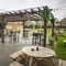 exterior beer garden of the pub