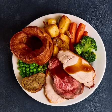 Pub and Grill plate of carvery