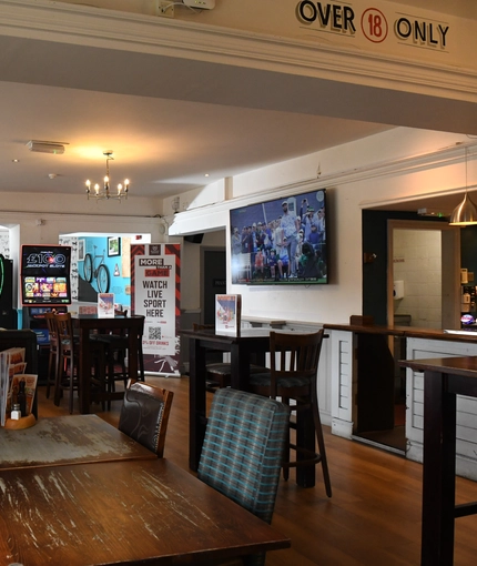 Restaurant area in a pub