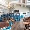 Internal seating area in a pub restaurant