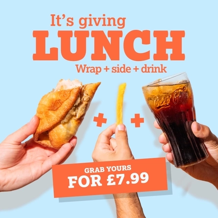 Yorkie Wrap deal for £7.99 at Farmhouse Kitchen