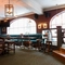 Interior seating area in a pub restaurant