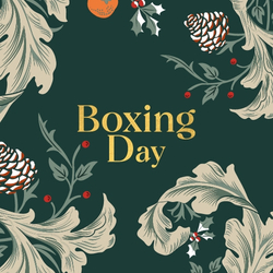 A 500x500 Web Promo List Banner advertising Boxing Day at Chef & Brewer venues.