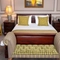 The interior hotel master bedroom with a king size bed at the Cedars in
