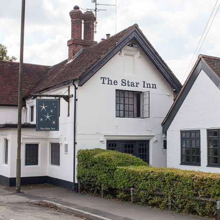 External view of a pub entrance