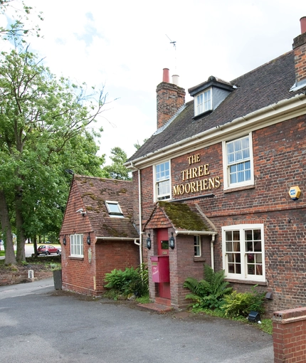 exterior facade of a pub