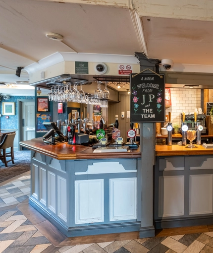 interior bar area of the pub