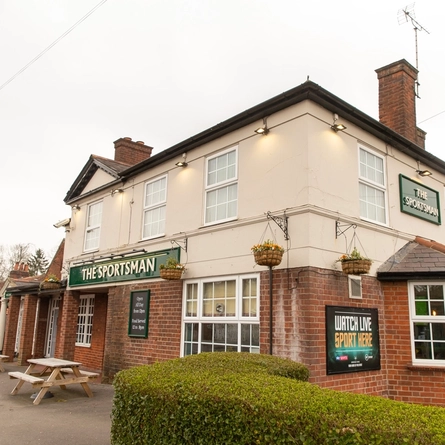 exterior of the pub