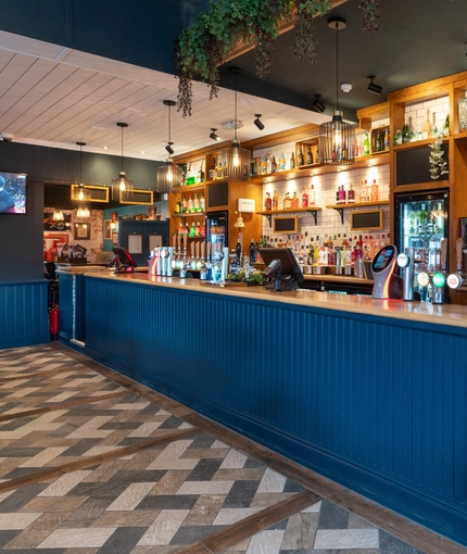 The bar in the Cocked Hat,