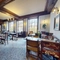 The restaurant area inside The Rothley Court Hotel.