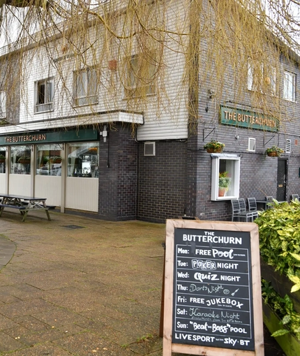 exterior of the pub