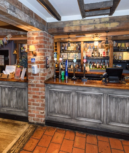 The bar area of The Cold Harbour.