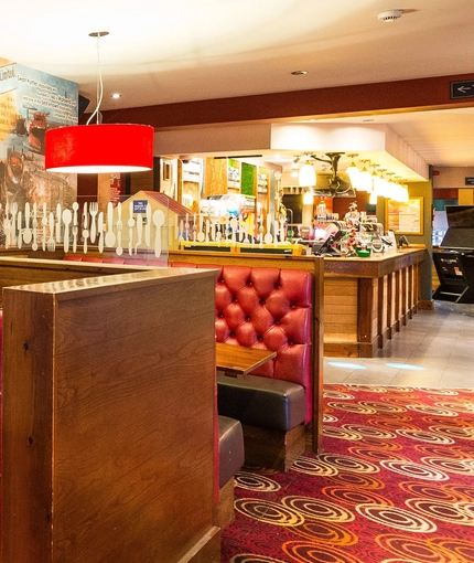 interior seating area