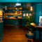 Interior seating area and bar