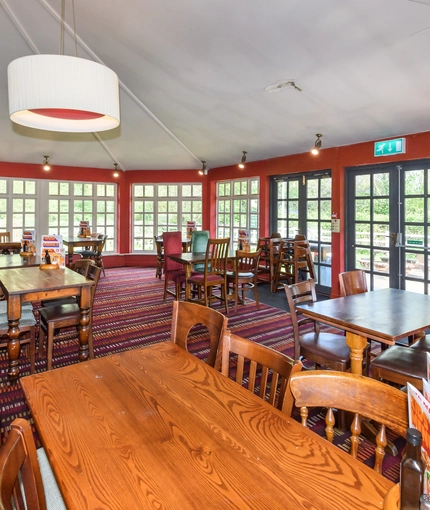 Restaurant area in a pub