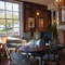 Internal seating area of a pub restaurant