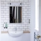 The bathroom in a hotel room of The Narborough Arms.