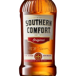 A cutout packshot of a bottle of Southern Comfort.