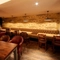 The seating and dining area at the Old Tea Warehouse.