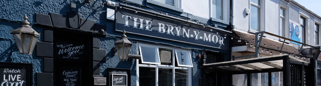 Exterior shot of the beer garden