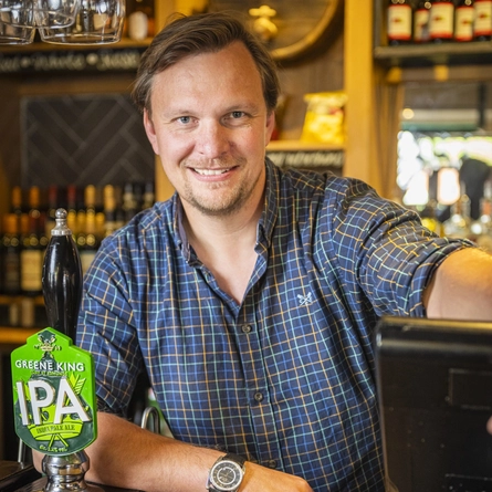 A portrait of a pub manager.