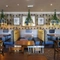 Interior shot of the restaurant seating area