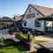 The exterior beer garden and seating area at the Gatehouse.