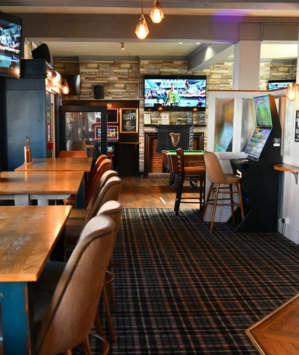 interior seating area with tv