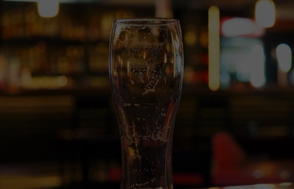 A pint glass