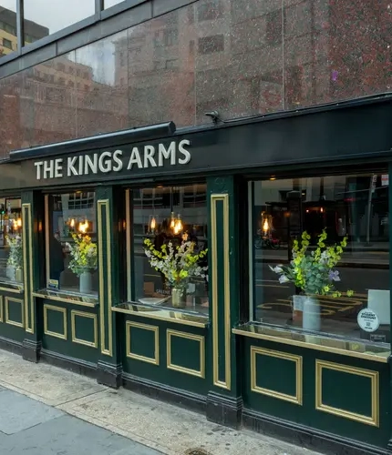 The exterior of The King's Arms