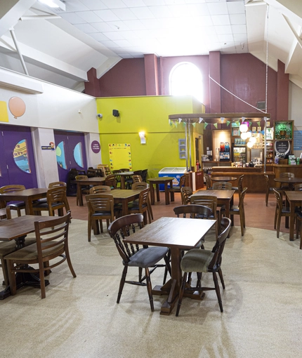 interior restaurant and seating area