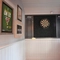 Interior area of a pub with a dartboard.