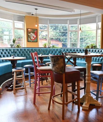 Restaurant inside of a pub