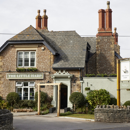 The exterior of the venue