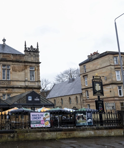 interior restaurant and seating area