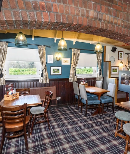 interior seating area of the pub