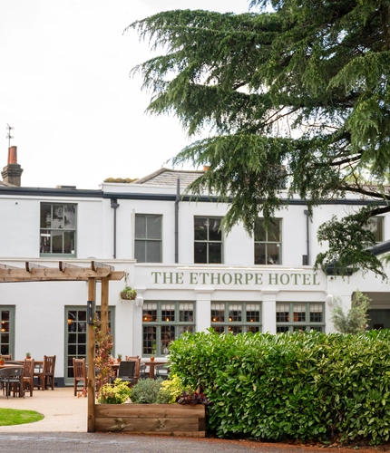 The exterior of The Ethorpe Hotel