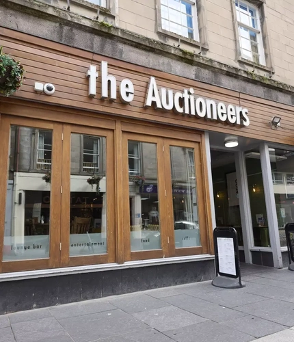 External view of a pub entrance