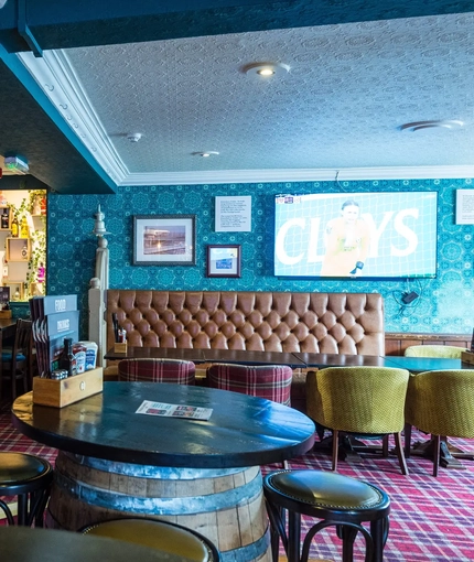 interior seating area