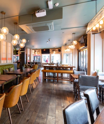 Metro - Square Pig (Holborn) - The dining area of The Square Pig