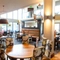 Interior dining area of a pub.