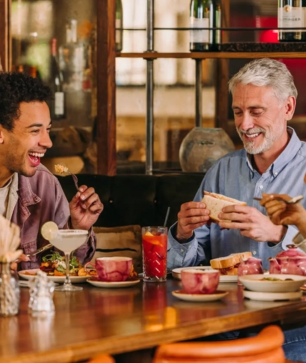 Crafted - The Watermill - Family enjoying a meal