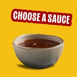 A banner promoting Choose a Sauce as part of  the Mix it Up Tuesday campaign at Hungry Horse venues.