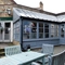 External seating area outside of a pub