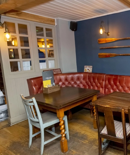 Interior seating area