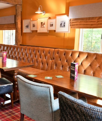 Restaurant area in a pub