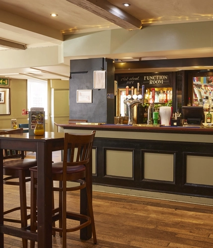 The bar in the Sun Hotel.